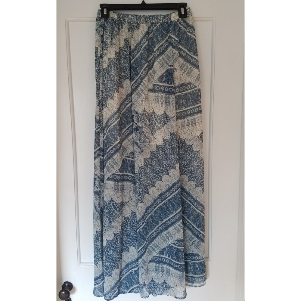 Abercrombie & Fitch Printed Maxi Skirt Sz M